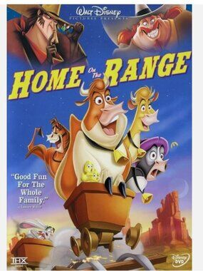 WALT DISNEY HOME ON THE RANGE DVD